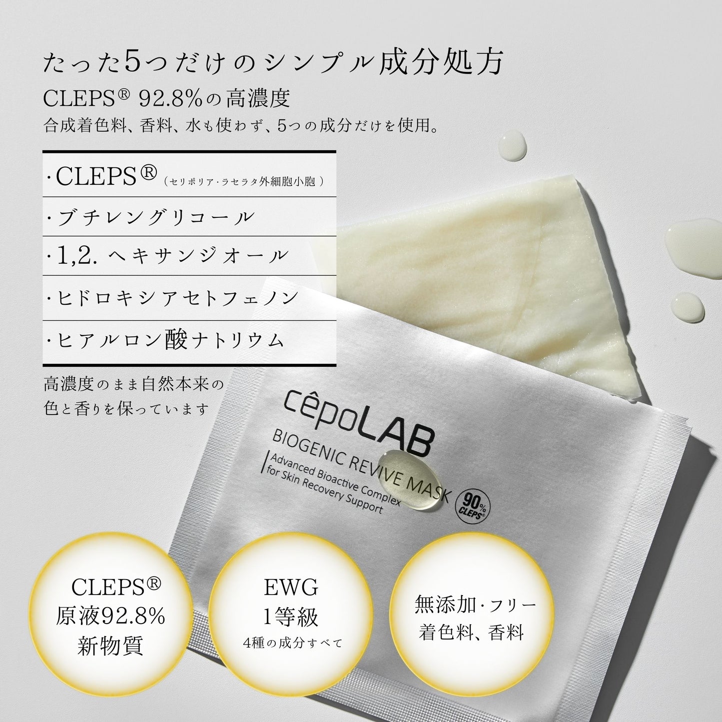 cepoLAB バイオジェニックリバイブマスク　4p